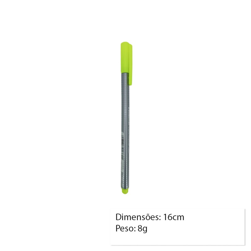 CANETA FINELINER AMARELO NEON UNIDADE REF: 334-101