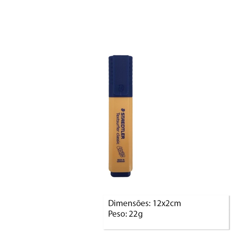 MARCA TEXTO UNIDADE COR: LARANJA REF: 364C-405