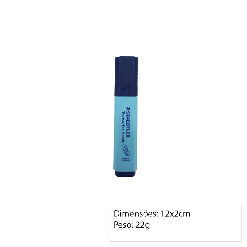MARCA TEXTO UNIDADE COR: AZUL REF: 364C-305 MARCA TEXTO UNIDADE COR: AZUL REF: 364C-305