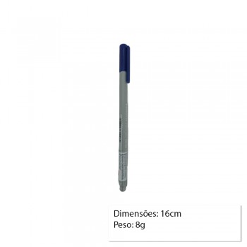 CANETA CINZA PASTEL UNIDADE REF: 323-82