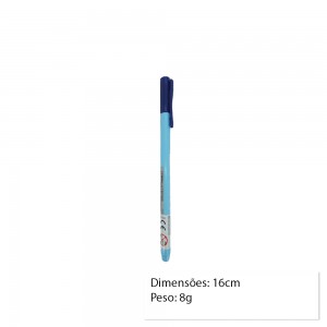 CANETA AZUL PASTEL UNIDADE  REF: 323-305
