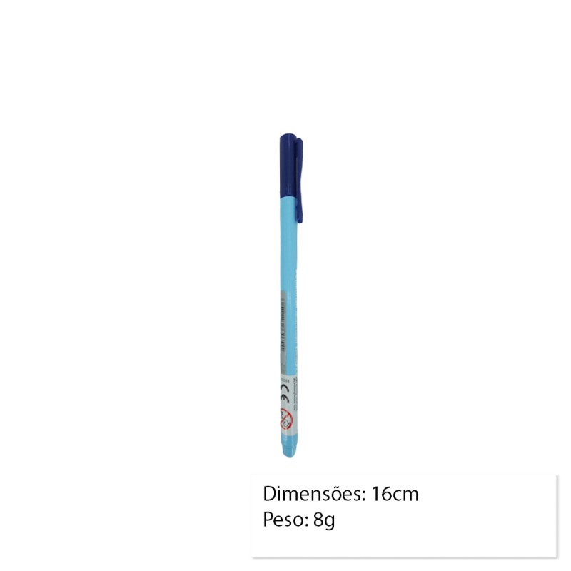 CANETA AZUL PASTEL UNIDADE REF: 323-305 CANETA AZUL PASTEL UNIDADE REF: 323-305
