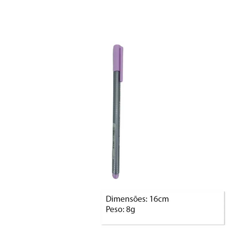 CANETA FINELINER LILAS UNIDADE REF: 334-62