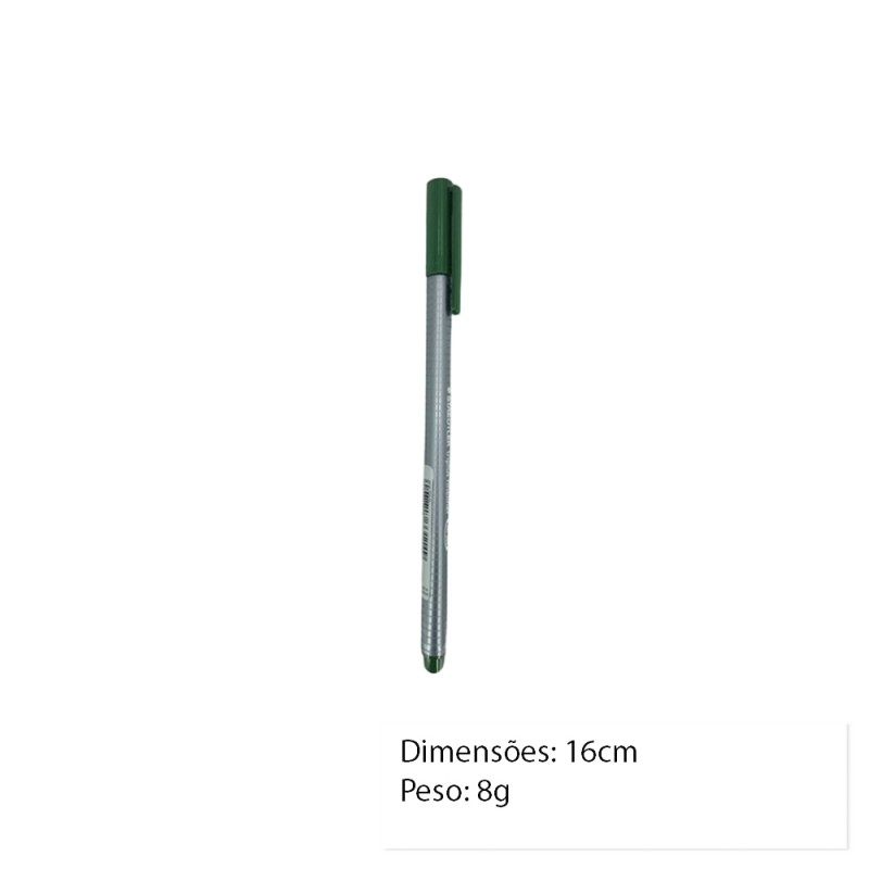 CANETA FINELINER VERDE MUSGO UNIDADE REF: 334-55 CANETA FINELINER VERDE MUSGO UNIDADE REF: 334-55