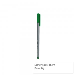 CANETA FINELINER VERDE UNIDADE REF: 334-5