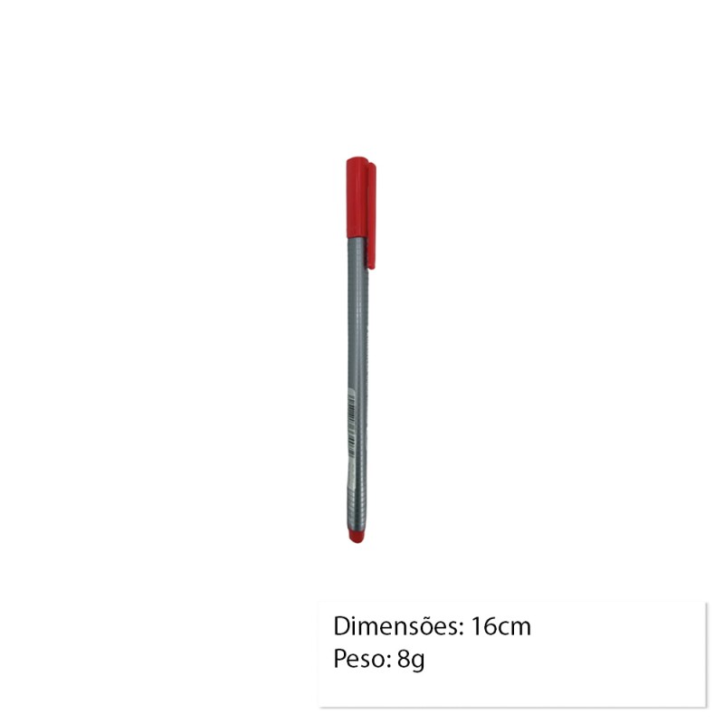 CANETA FINELINER VERMELHO UNIDADE REF: 334-2 CANETA FINELINER VERMELHO UNIDADE REF: 334-2