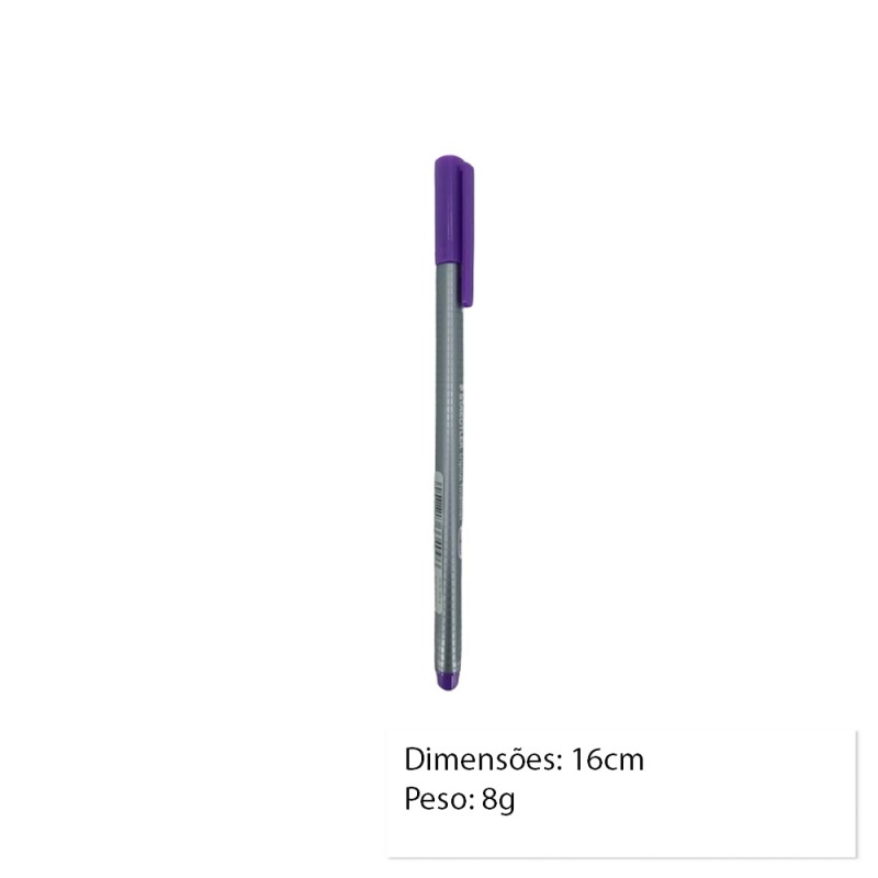 CANETA FINELINER ROXO UNIDADE REF: 334-6 CANETA FINELINER ROXO UNIDADE REF: 334-6