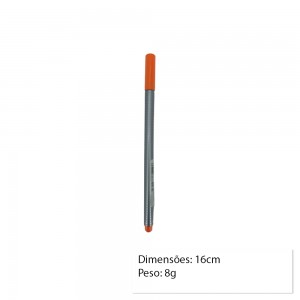 CANETA FINELINER LARANJA UNIDADE REF: 334-4