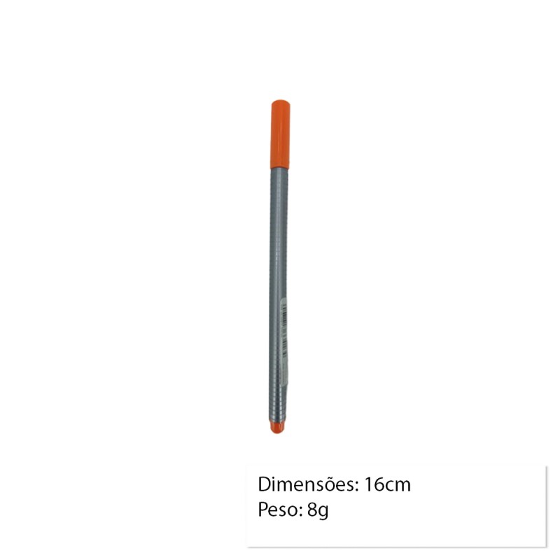 CANETA FINELINER LARANJA UNIDADE REF: 334-4 CANETA FINELINER LARANJA UNIDADE REF: 334-4