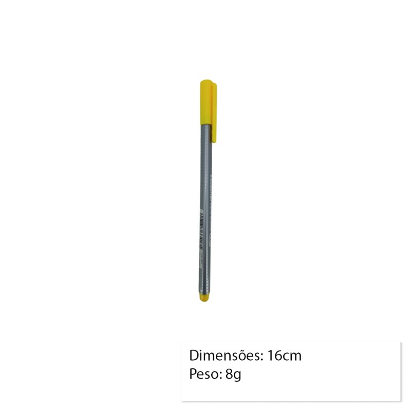 CANETA FINELINER AMARELO UNIDADE REF: 334-1 CANETA FINELINER AMARELO UNIDADE REF: 334-1