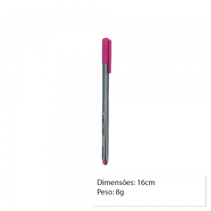 CANETA FINELINER ROSA UNIDADE REF: 334-20