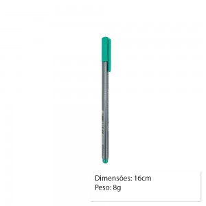 CANETA FINELINER VERDE UNIDADE REF: 334-54