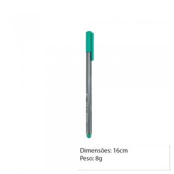 CANETA FINELINER VERDE UNIDADE REF: 334-54
