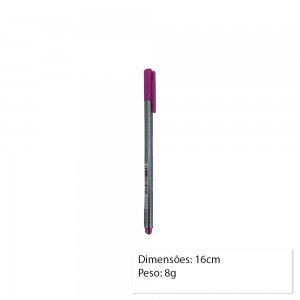 CANETA FINELINER VIOLETA UNIDADE REF: 334-61