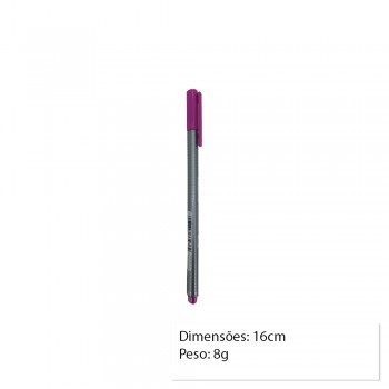 CANETA FINELINER VIOLETA UNIDADE REF: 334-61
