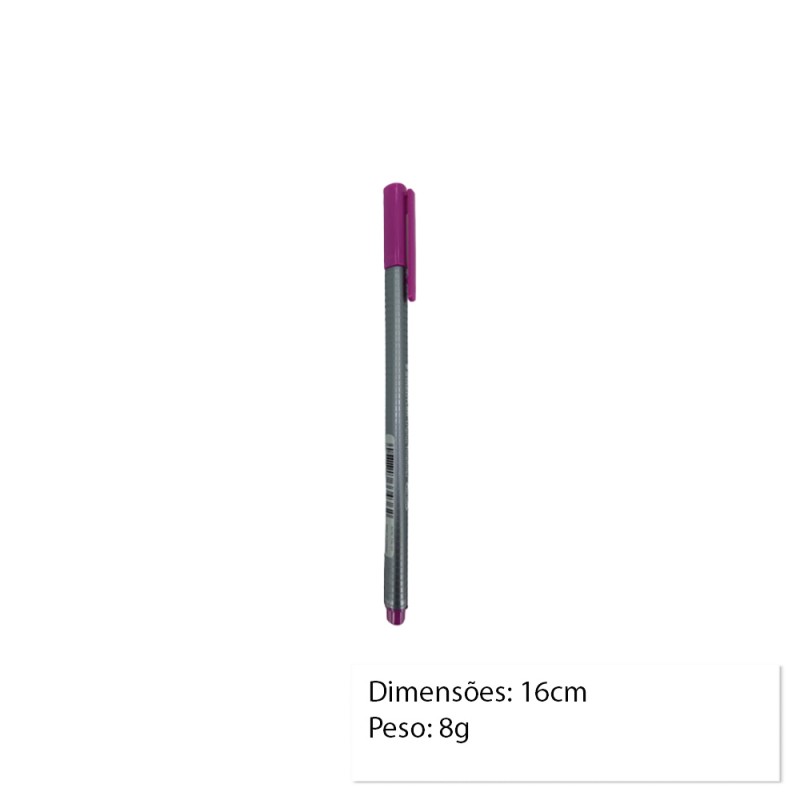 CANETA FINELINER VIOLETA UNIDADE REF: 334-61