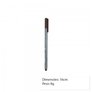 CANETA FINELINER MARRON UNIDADE REF: 334-76