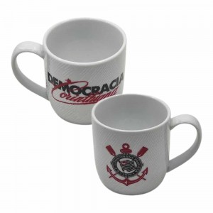 CANECA MODELO TIMES CORINTHIANS EM PORCELANA 360ML REF: 441139 CANECA MODELO TIMES CORINTHIANS EM PORCELANA 360ML REF: 441139
