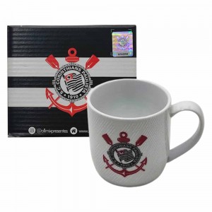 CANECA MODELO TIMES CORINTHIANS EM PORCELANA 360ML REF: 441139 CANECA MODELO TIMES CORINTHIANS EM PORCELANA 360ML REF: 441139