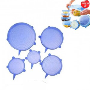 CONJ 6 TAMPAS AZUL CONJ 6 TAMPAS AZUL