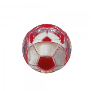 PORTA CELULAR BOLA ACRILICO VERMELHO