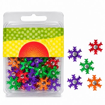 JOGO DE ILHOS MODELO NEVE COM 50 UNIDADES REF: 81221