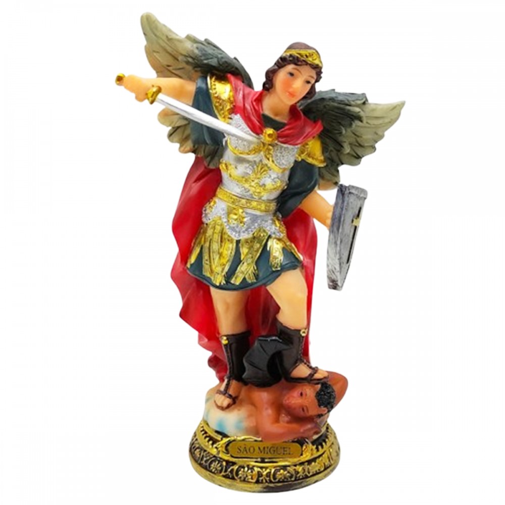 TRÊS ARCANJOS DE RESINA REF: ALJB918YXZ-6