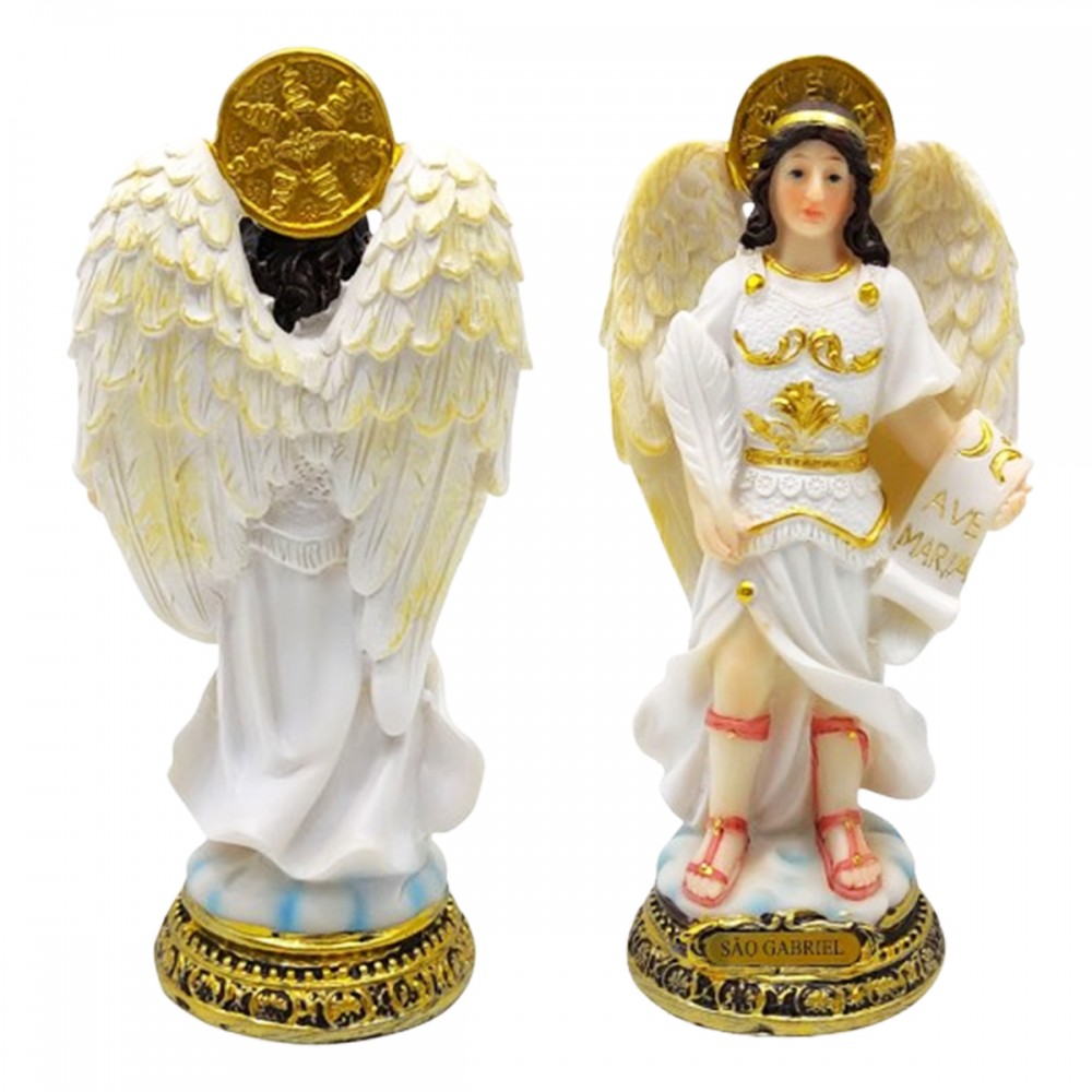 TRÊS ARCANJOS DE RESINA REF: ALJB918YXZ-6