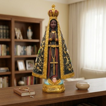 ENFEITE DE MESA DE RESINA MODELO NOSSA SENHORA REF: SW12A432-9 ENFEITE DE MESA DE RESINA MODELO NOSSA SENHORA REF: SW12A432-9