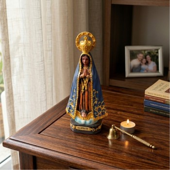 ENFEITE DE MESA DE RESINA MODELO NOSSA SENHORA REF: SW23SM3187-5.5 ENFEITE DE MESA DE RESINA MODELO NOSSA SENHORA REF: SW23SM3187-5.5