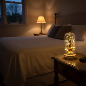 LUMINÁRIA DE RESINA E VIDRO MODELO NOSSA SENHORA REF: JYG-002