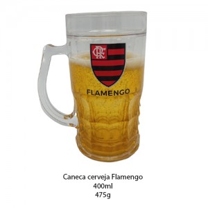 CANECA CERVEJA FLAMENGO 400ML REF: 8825-5 CANECA CERVEJA FLAMENGO 400ML REF: 8825-5