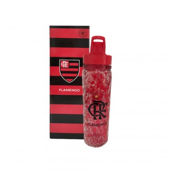 GARRAFA MODELO FLAMENGO EM PLÁSTICO 580ML REF: DF6604-5