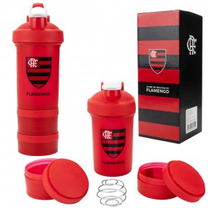 GARRAFA SHAKER MODELO FLAMENGO EM PLÁSTICO 500ML REF: DB3007-5 GARRAFA SHAKER MODELO FLAMENGO EM PLÁSTICO 500ML REF: DB3007-5