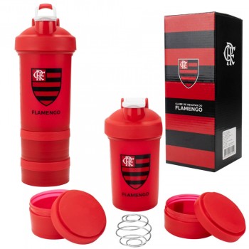 GARRAFA SHAKER MODELO FLAMENGO EM PLÁSTICO 500ML REF: DB3007-5 GARRAFA SHAKER MODELO FLAMENGO EM PLÁSTICO 500ML REF: DB3007-5