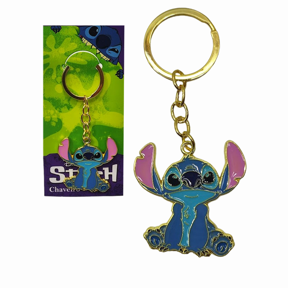 CHAVEIRO MODELO STITCH  EM METAL REF: DRE-ST1