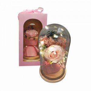 ENFEITE DECORATIVO MODELO FLOR COM LUZES EM PLÁSTICO REF:XY1551 ENFEITE DECORATIVO MODELO FLOR COM LUZES EM PLÁSTICO REF:XY1551