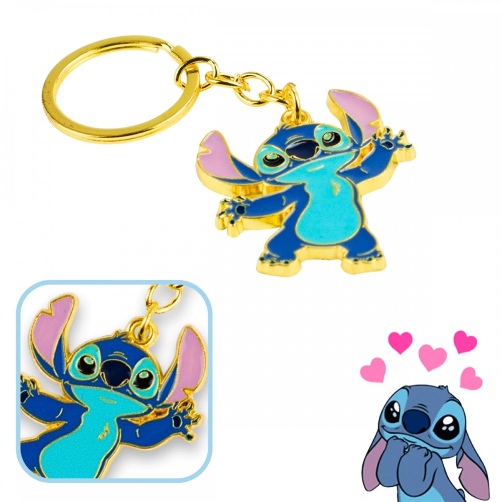 CHAVEIRO DE METAL MODELO STITCH REF: DRE-ST2