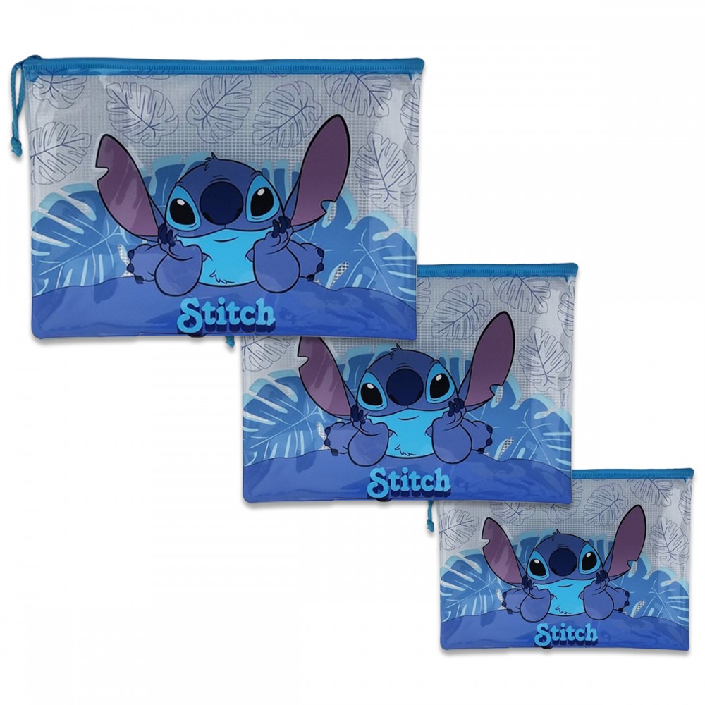 NECESSAIRE MODELO STITCH EM PLÁSTICO REF: DTXM9040-ST1