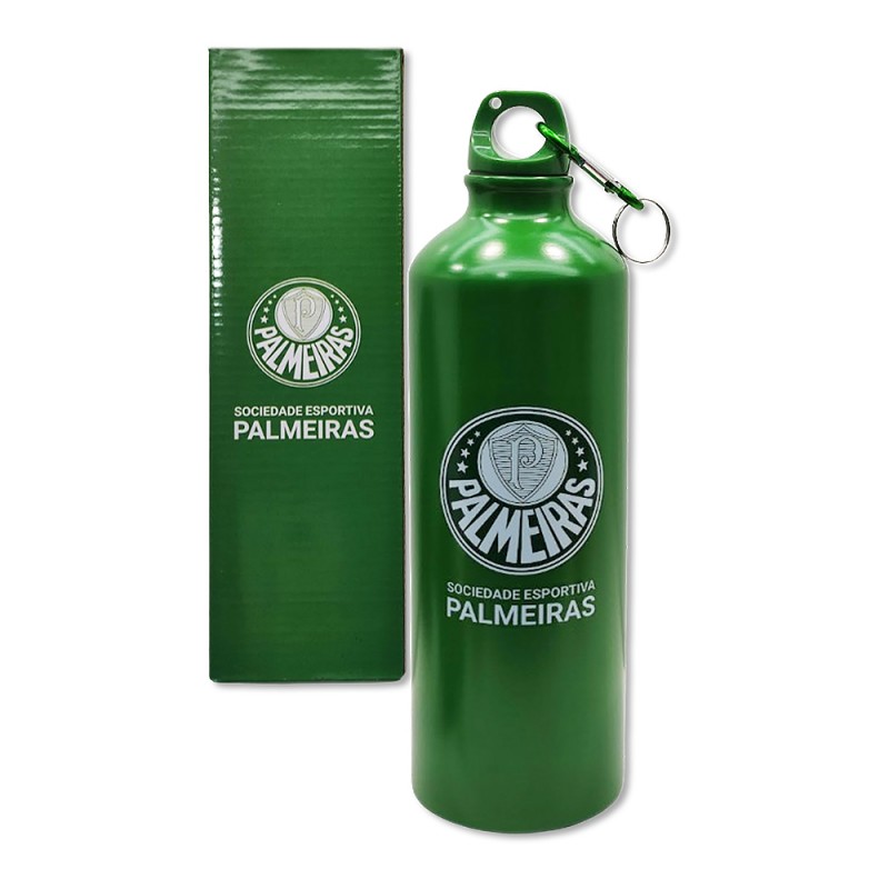 GARRAFA DE ALUMÍNIO MODELO PALMEIRAS REF: QH075-3
