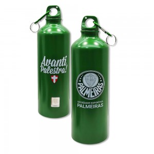GARRAFA DE ALUMÍNIO MODELO PALMEIRAS REF: QH075-3 GARRAFA DE ALUMÍNIO MODELO PALMEIRAS REF: QH075-3