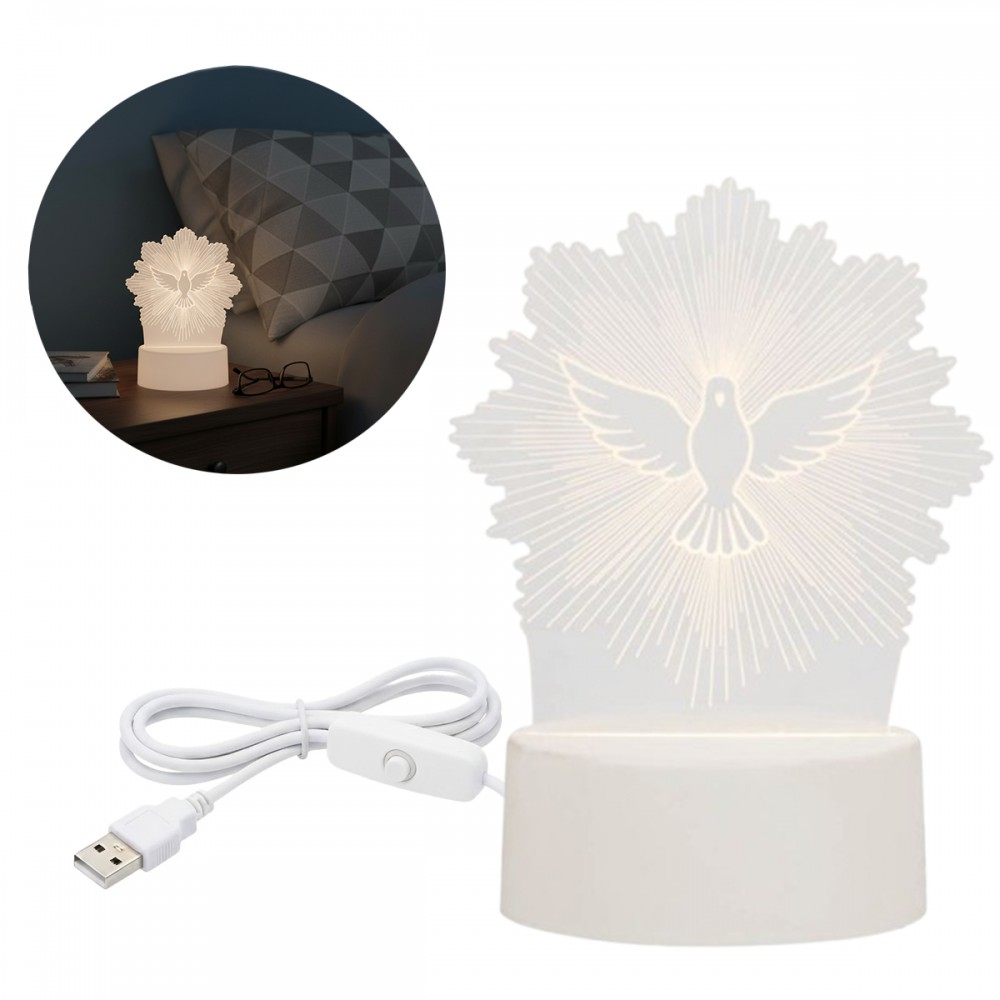 LUMINÁRIA ESPÍRITO SANTO DE PLÁSTICO COM LED REF: JD3066 LUMINÁRIA ESPÍRITO SANTO DE PLÁSTICO COM LED REF: JD3066