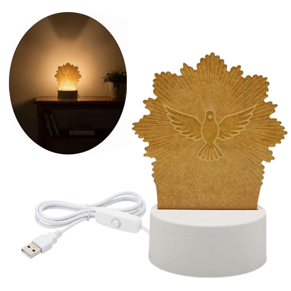 LUMINÁRIA ESPÍRITO SANTO DE PLÁSTICO COM LED REF: JD3066 LUMINÁRIA ESPÍRITO SANTO DE PLÁSTICO COM LED REF: JD3066