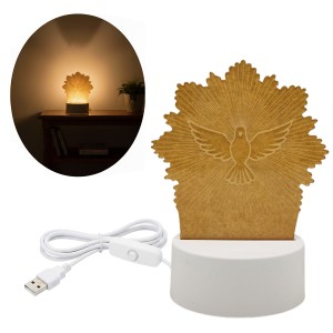 LUMINÁRIA ESPÍRITO SANTO DE PLÁSTICO COM LED REF: JD3066