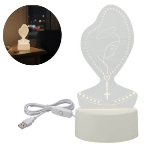 LUMINÁRIA MARIA DE PLÁSTICO COM LED REF: JD3067