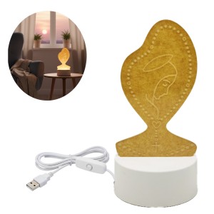 LUMINÁRIA MARIA DE PLÁSTICO COM LED REF: JD3067