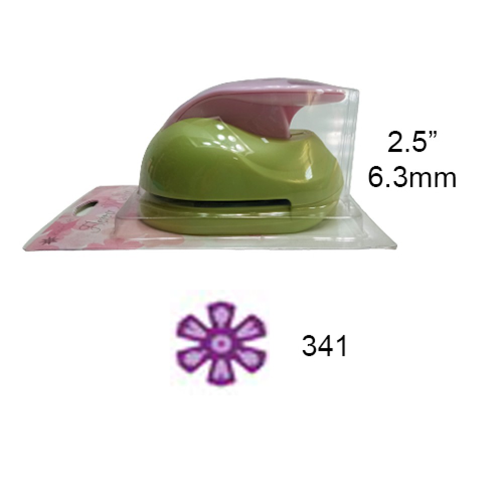 PERFURADOR DE PAPEL 2.5" 6.3mm VERDE FURO: 341