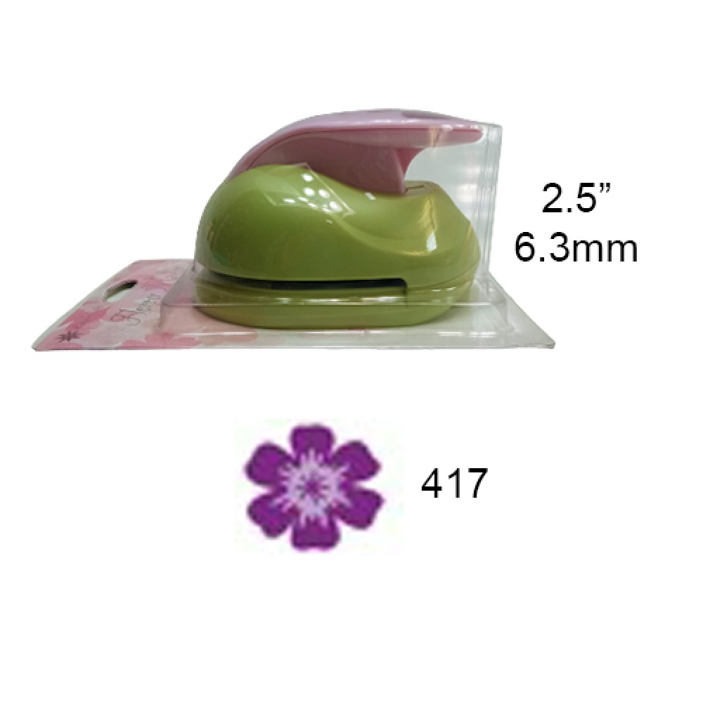 PERFURADOR DE PAPEL 2.5" 6.3mm VERDE FURO: 417