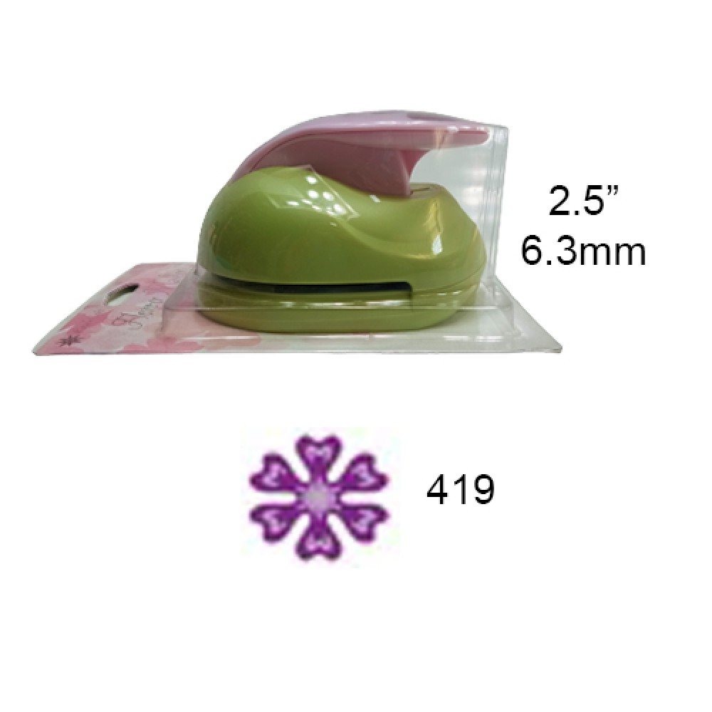 PERFURADOR DE PAPEL 2.5" 6.3mm VERDE FURO: 419