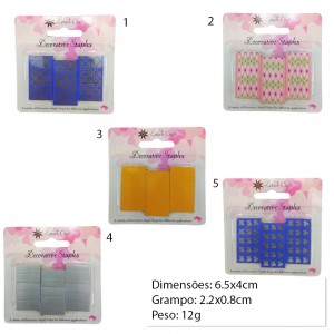 GRAMPOS COL P/ PAP SET C/15 PCS REF: DS01 GRAMPOS COL P/ PAP SET C/15 PCS REF: DS01